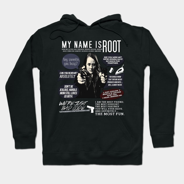 Root - Person of interest Hoodie by samaritan100